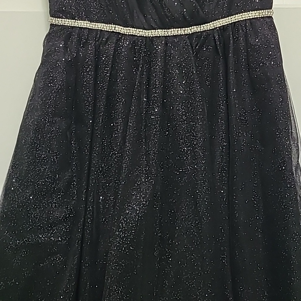 JULES & CLEOโ Black Embellished Gown SIZE 2 tulle - Picture 3 of 11